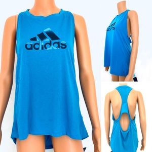 ADIDAS | 💙 Lightweight Boxy Open Back Tank Top